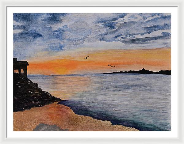 Montauk Sunset - Framed Print