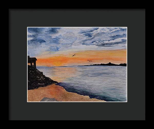 Montauk Sunset - Framed Print