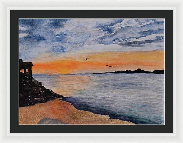 Montauk Sunset - Framed Print