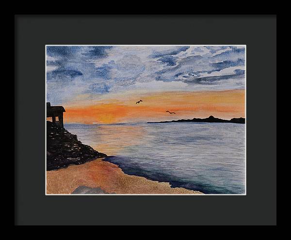 Montauk Sunset - Framed Print