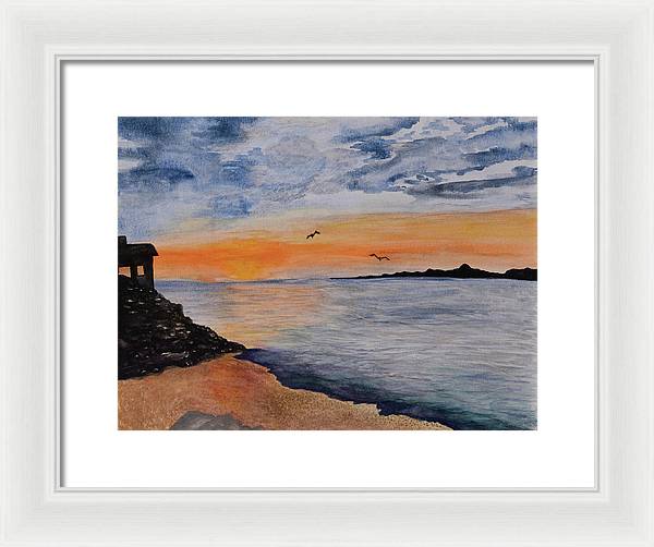 Montauk Sunset - Framed Print