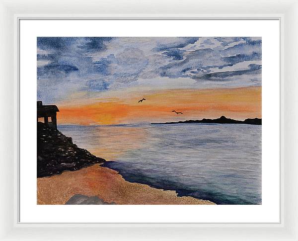 Montauk Sunset - Framed Print