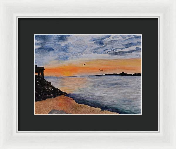 Montauk Sunset - Framed Print