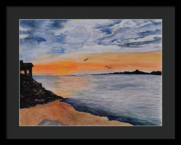 Montauk Sunset - Framed Print