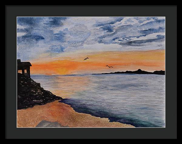 Montauk Sunset - Framed Print