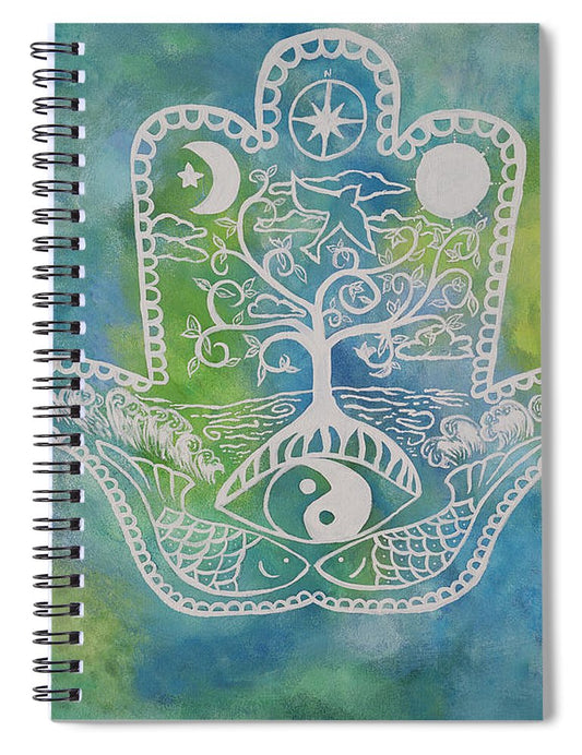 Piscean Harmony - Spiral Notebook