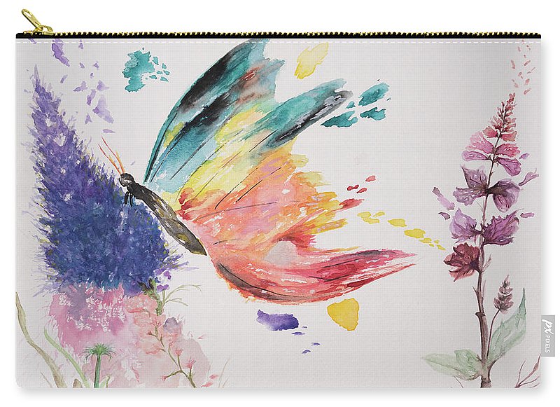 Rainbow Butterfly - Zip Pouch