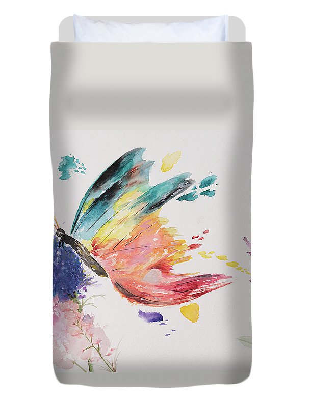 Rainbow Butterfly - Duvet Cover