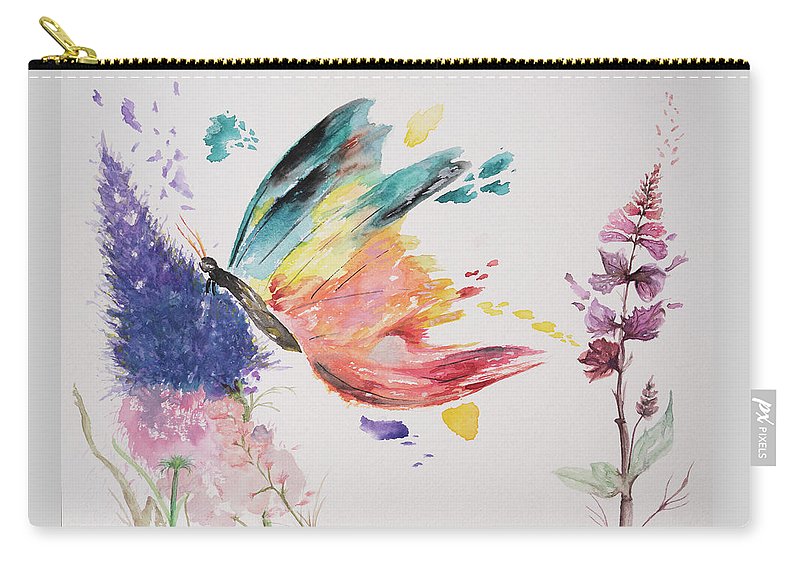 Rainbow Butterfly - Zip Pouch