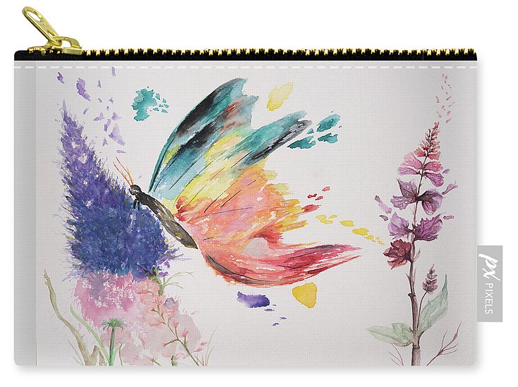 Rainbow Butterfly - Zip Pouch