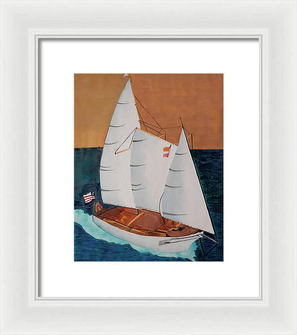 Sail Boat - Framed Print