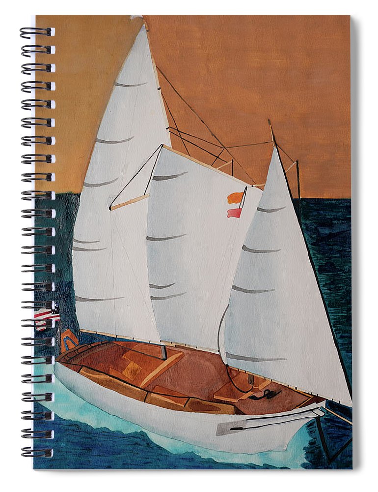 Sail Boat - Spiral Notebook