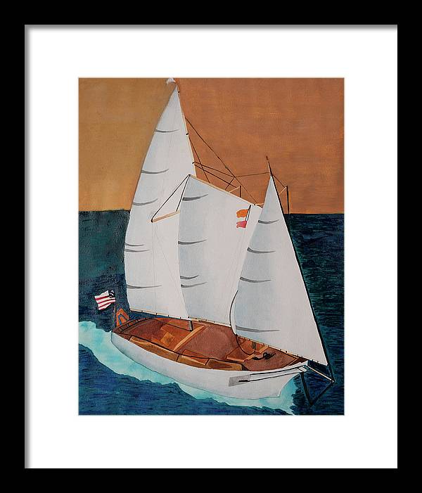 Sail Boat - Framed Print