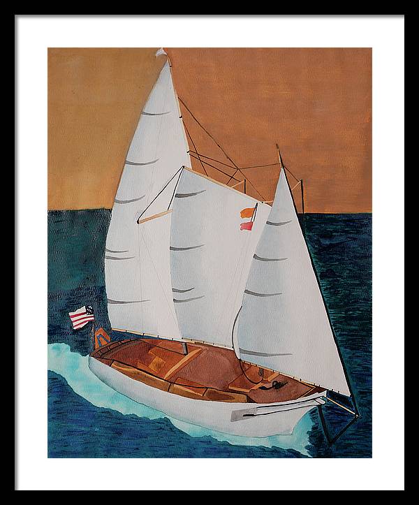 Sail Boat - Framed Print