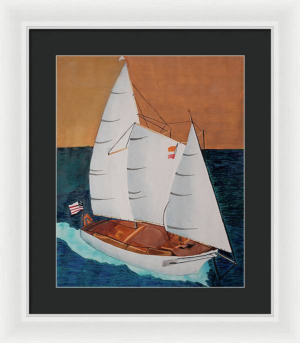 Sail Boat - Framed Print