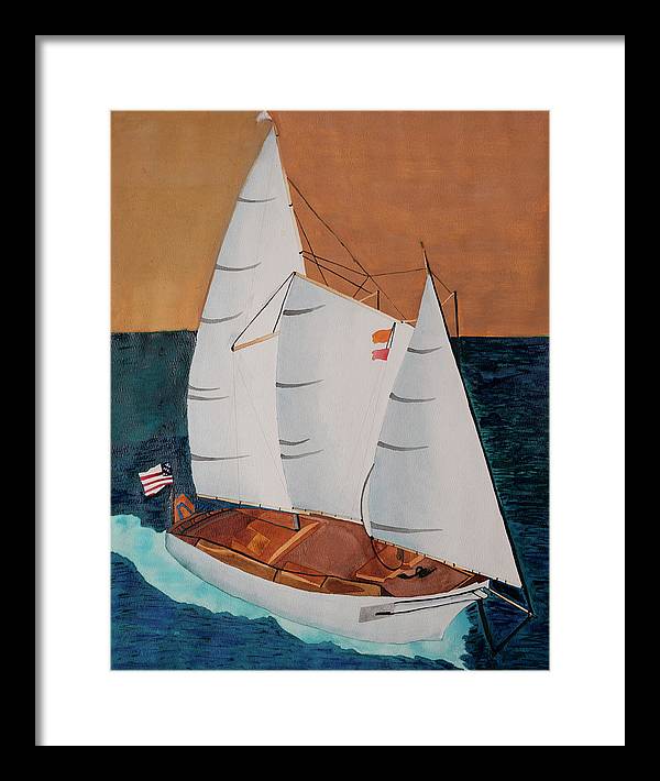 Sail Boat - Framed Print