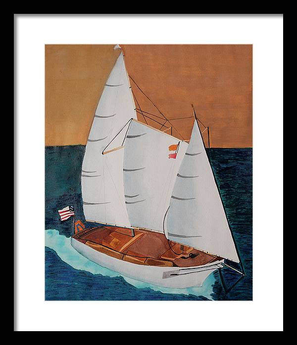 Sail Boat - Framed Print