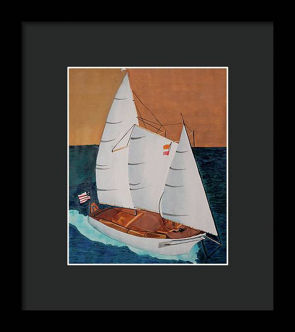 Sail Boat - Framed Print