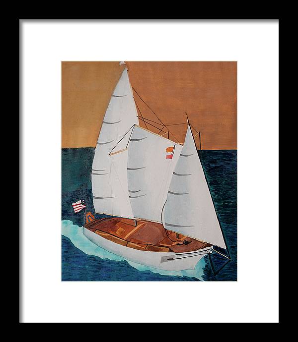 Sail Boat - Framed Print