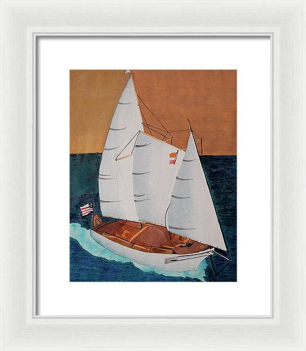 Sail Boat - Framed Print