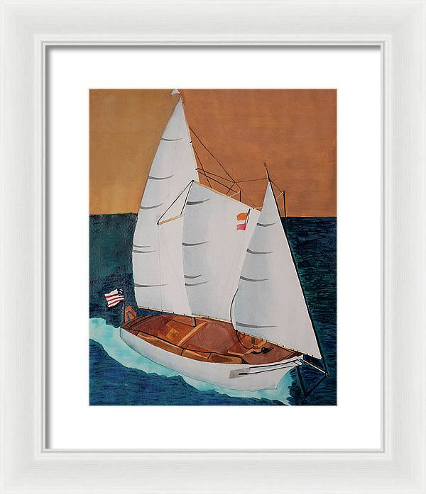 Sail Boat - Framed Print