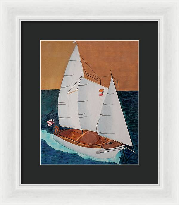 Sail Boat - Framed Print