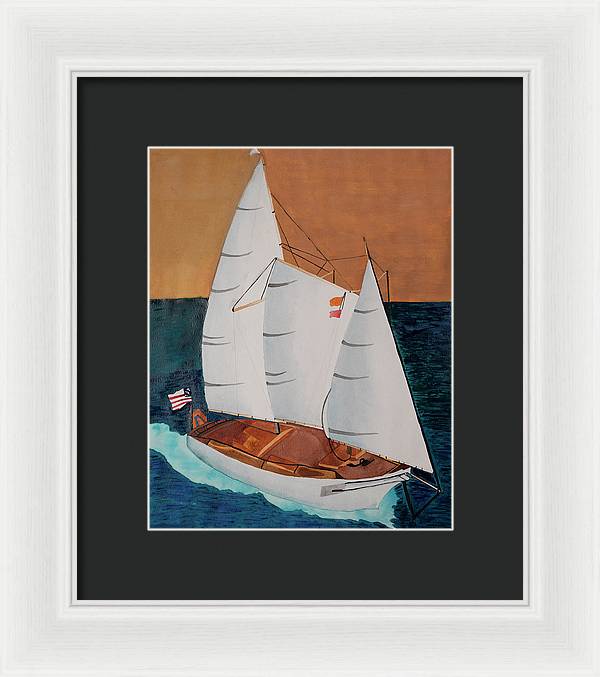 Sail Boat - Framed Print