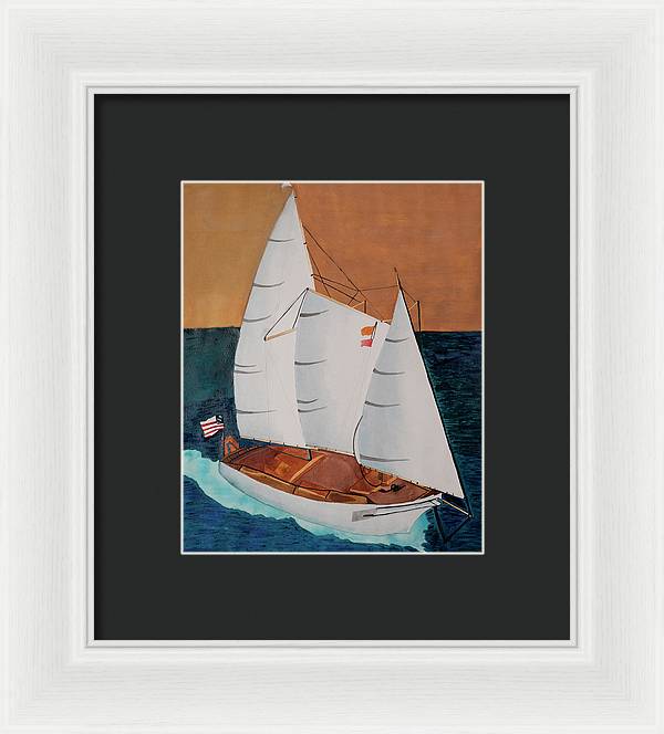 Sail Boat - Framed Print