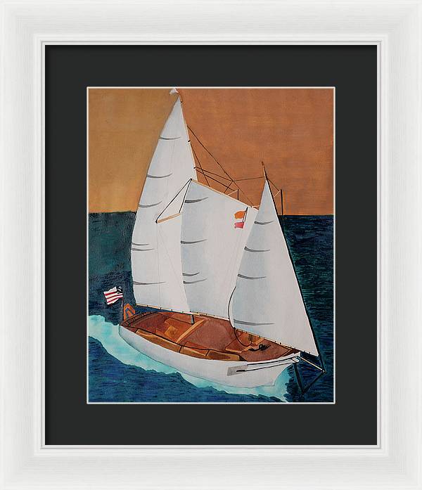 Sail Boat - Framed Print