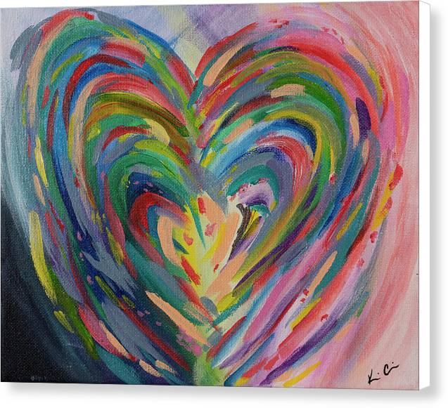 SM Hues of the Heart - Canvas Print