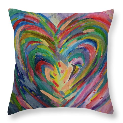 SM Hues of the Heart - Throw Pillow