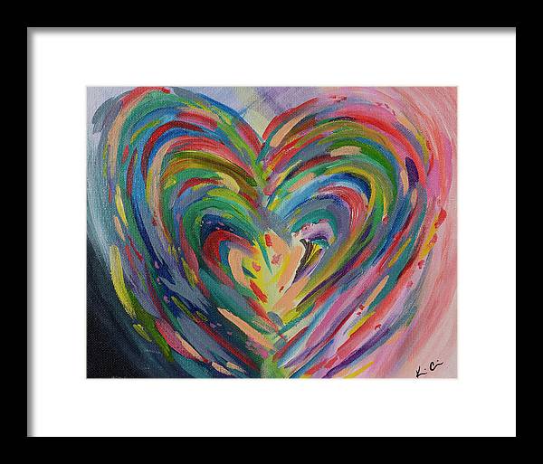 SM Hues of the Heart - Framed Print