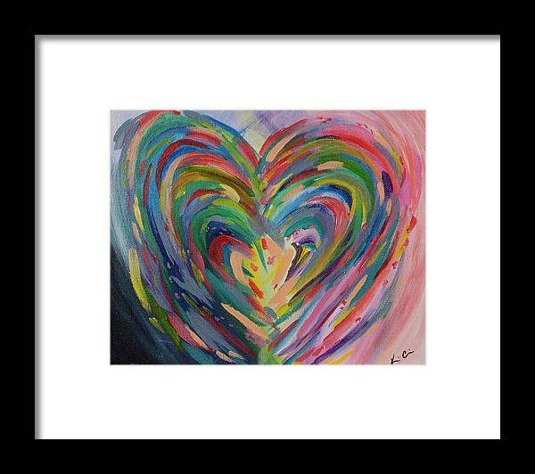 SM Hues of the Heart - Framed Print