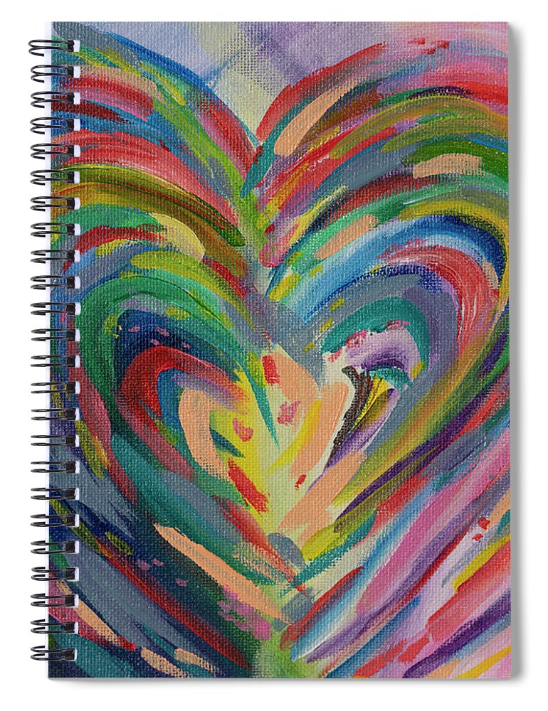 SM Hues of the Heart - Spiral Notebook