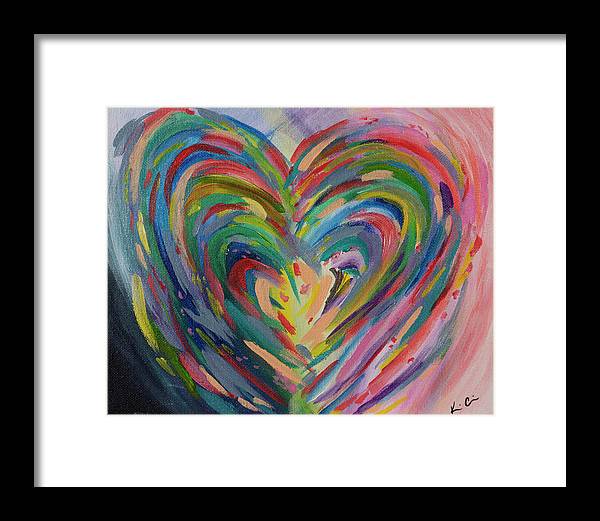 SM Hues of the Heart - Framed Print