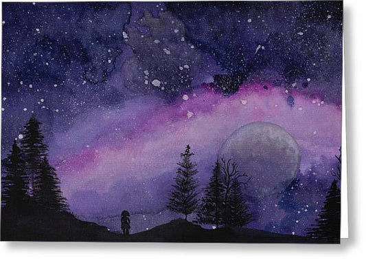 Star Gazer - Greeting Card