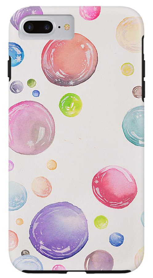 Tiny and Big Bubbles - Phone Case