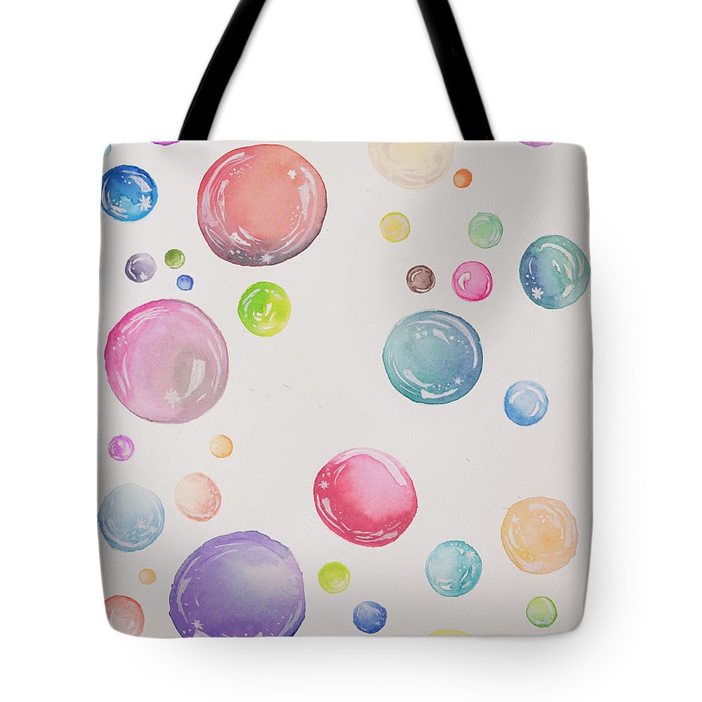 Tiny and Big Bubbles - Tote Bag