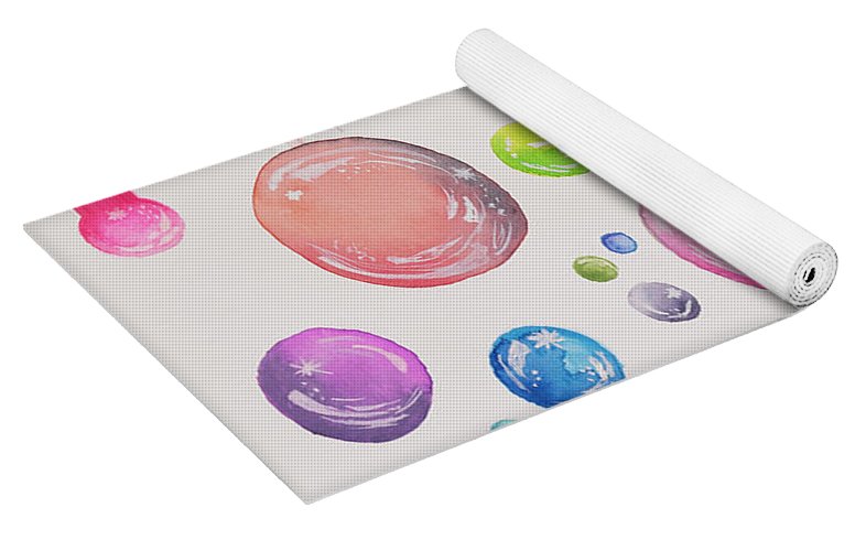 Tiny and Big Bubbles - Yoga Mat