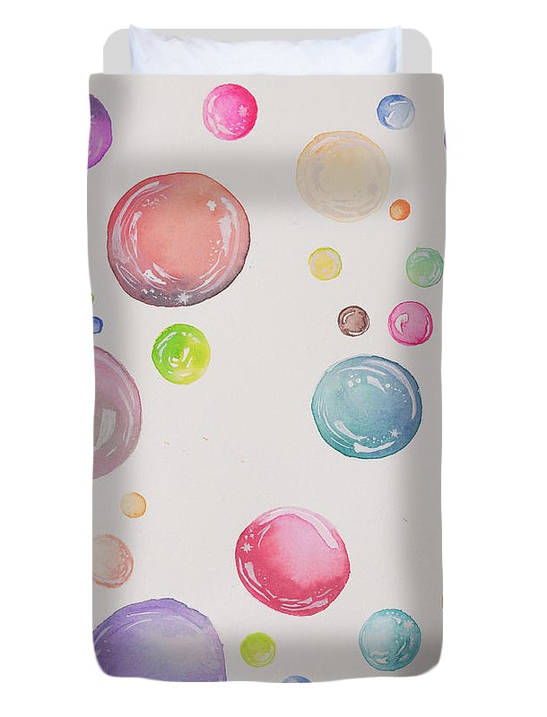 Tiny and Big Bubbles - Duvet Cover