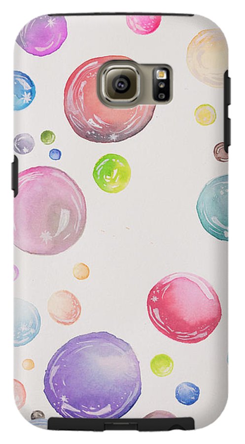 Tiny and Big Bubbles - Phone Case