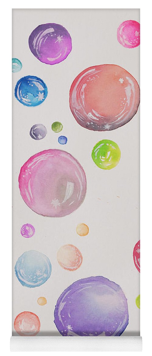 Tiny and Big Bubbles - Yoga Mat