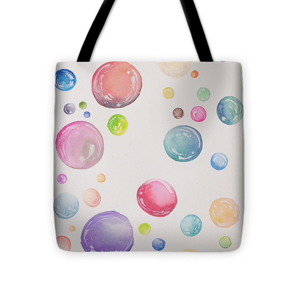 Tiny and Big Bubbles - Tote Bag