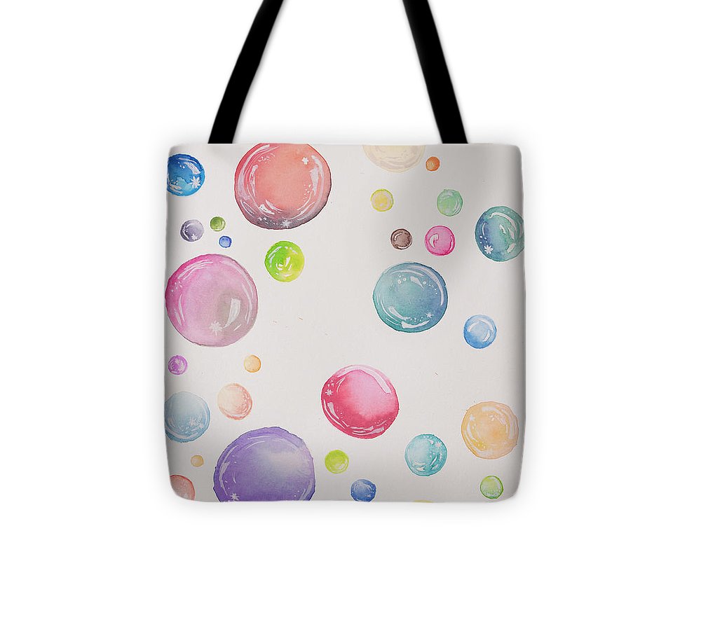 Tiny and Big Bubbles - Tote Bag