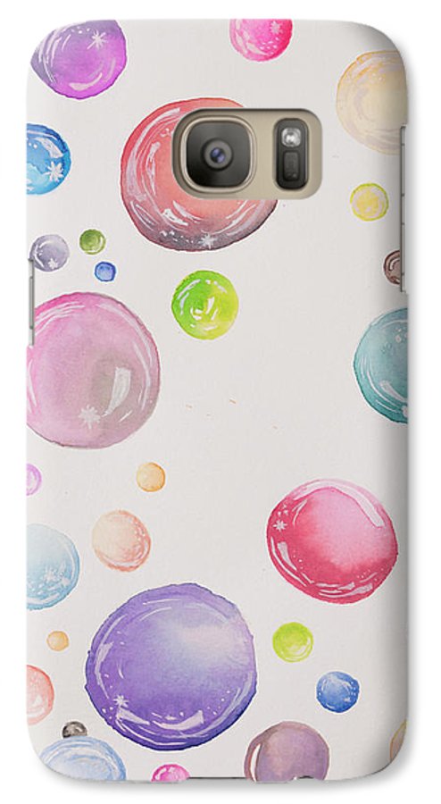 Tiny and Big Bubbles - Phone Case