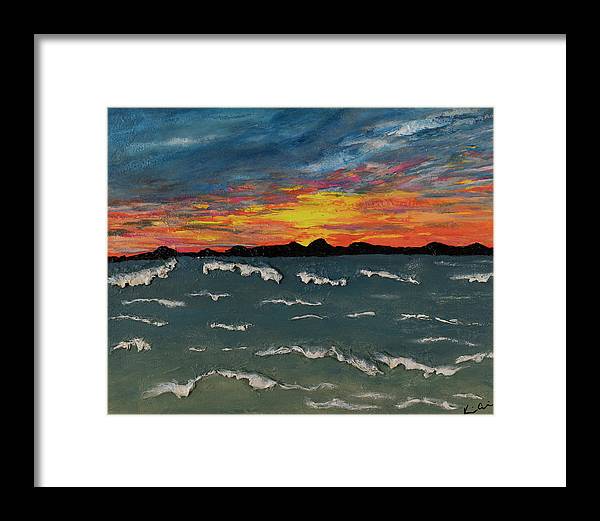 Waves of Brilliance - Framed Print