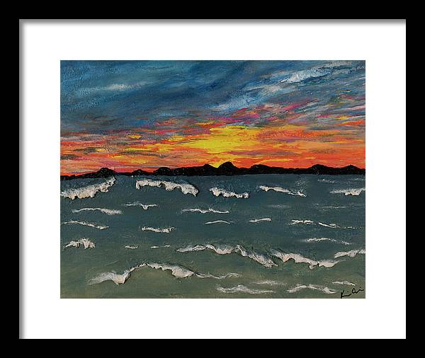 Waves of Brilliance - Framed Print