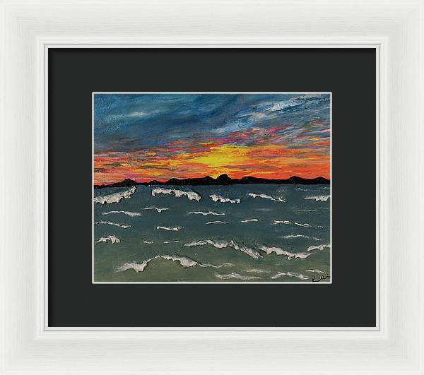 Waves of Brilliance - Framed Print