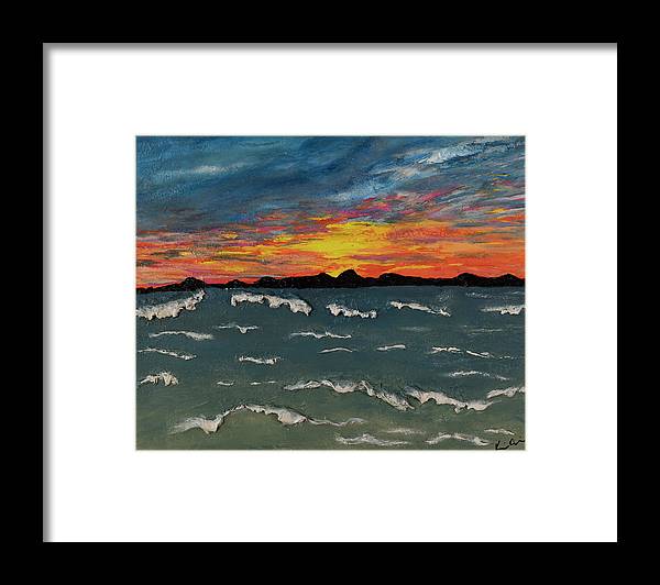 Waves of Brilliance - Framed Print