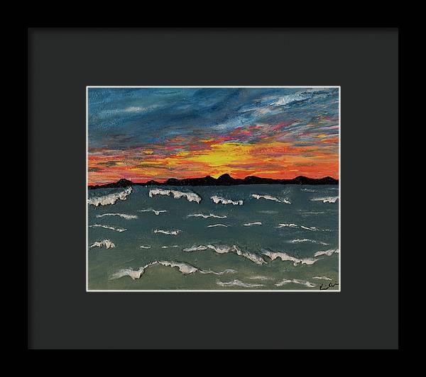 Waves of Brilliance - Framed Print